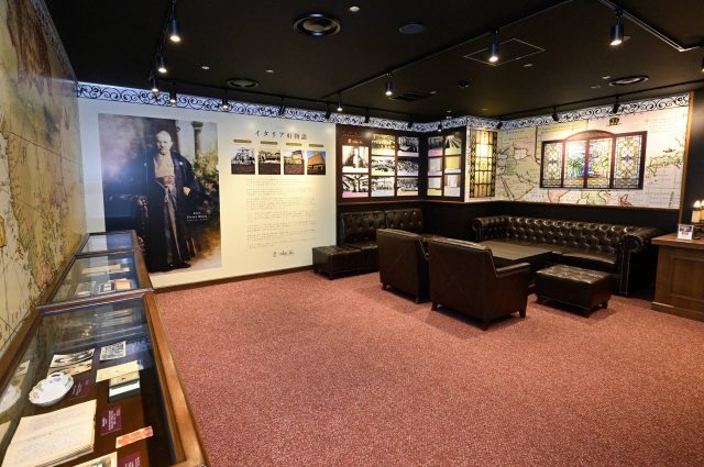 ホテルイタリア軒創業150周年を記念して創設した歴史展示室